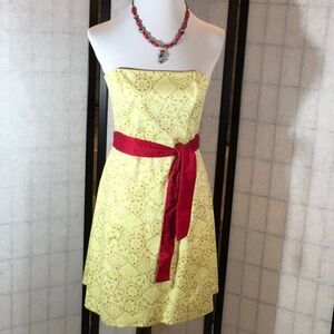 Robin Jordan strapless sundress 6